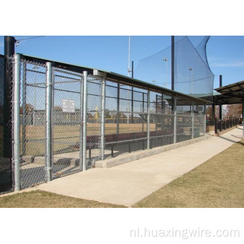 PVC gecoate ketting link hek voor woningtuin